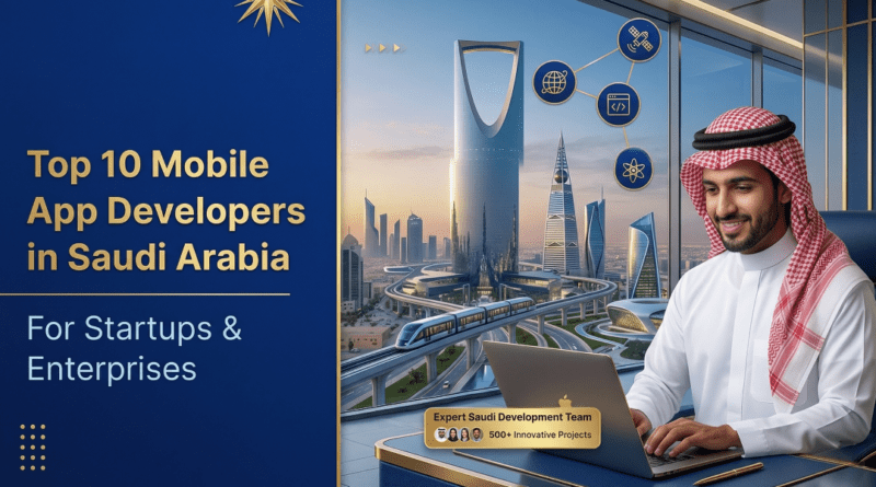 Top 10 Mobile App Developers in Saudi Arabia for Startups & Enterprises