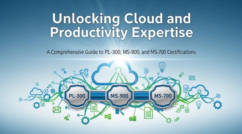 Unlocking Cloud and Productivity Expertise: A Comprehensive Guide to PL-300, MS-900, and MS-700 Certifications