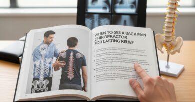 When to See a Back Pain Chiropractor for Lasting Relief