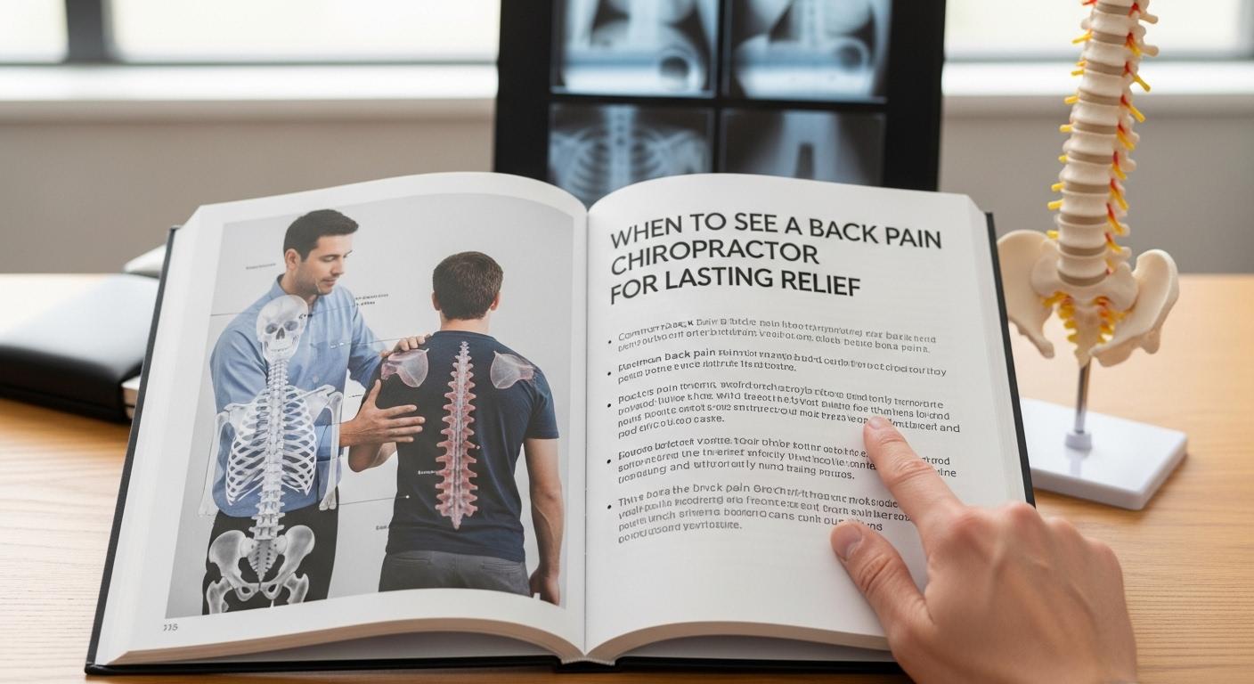 When to See a Back Pain Chiropractor for Lasting Relief