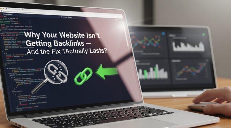 Why Your Website Isn't Getting Backlinks — And the Fix That Actually Lasts?