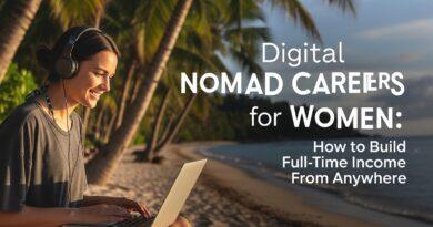 Digital Nomad Careers for Women: How to Build Full-Time Income From Anywhere