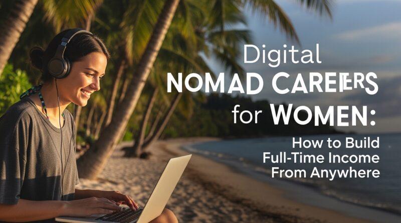 Digital Nomad Careers for Women: How to Build Full-Time Income From Anywhere