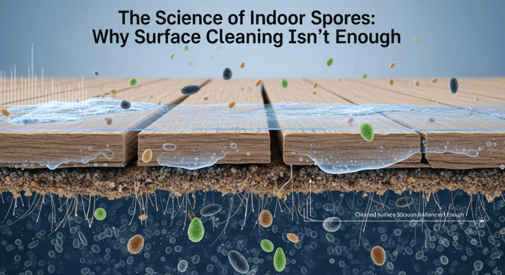 The Science of Indoor Spores: Why Surface Cleaning Isn't Enough