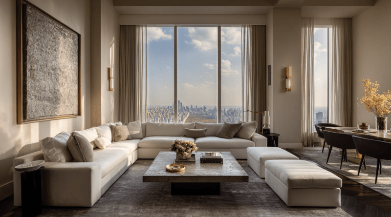 Bespoke Central Park Tower Interior Design: Sky-High Sophistication by Natalia Neverko Design