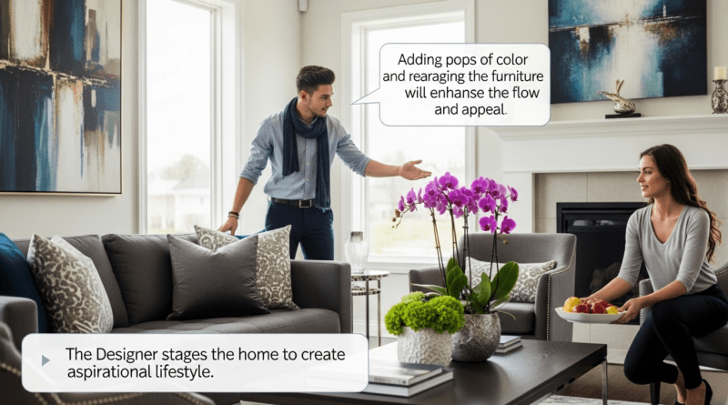 How a Consultant, a Realtor, and a Designer Work Together to Sell a Luxury Home