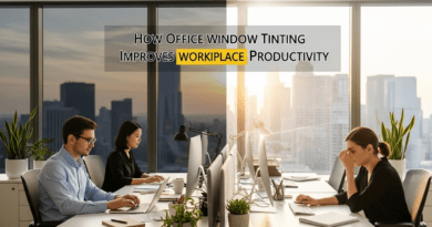 How Office Window Tinting Improves Workplace Productivity