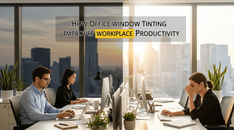 How Office Window Tinting Improves Workplace Productivity