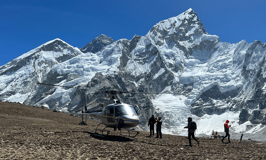 Combining Adventure and Comfort: EBC Trekking with a Helicopter Exit: