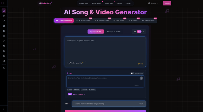 Top AI Music Tools for Turning Text Lyrics into Songs