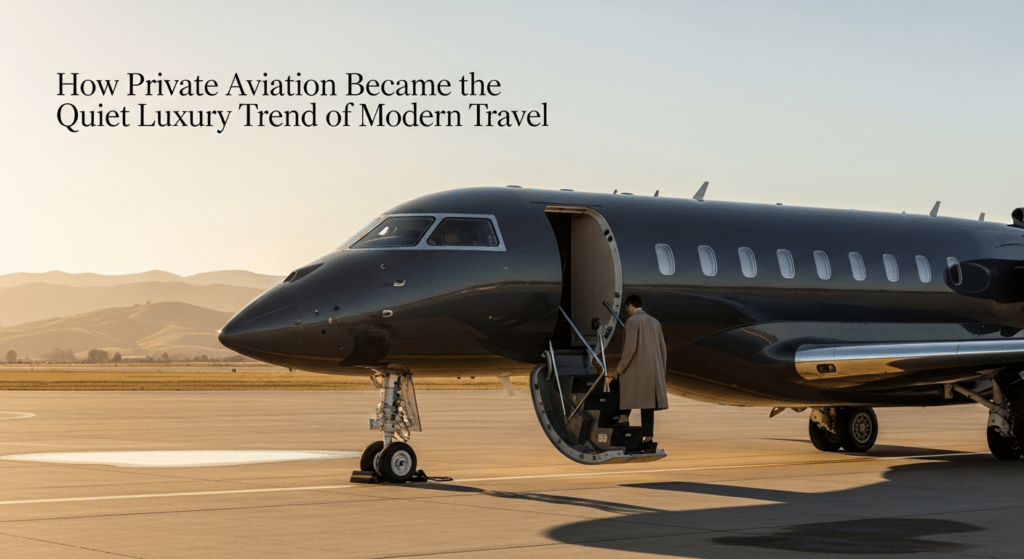 How Private Aviation Became the Quiet Luxury Trend of Modern Travel