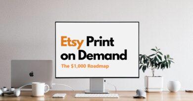 Etsy Print on Demand: How to Make Your First $1,000 Step by Step
