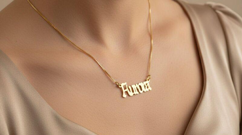The Perfect Personalized Gift: Why Name Necklaces Are So Meaningful