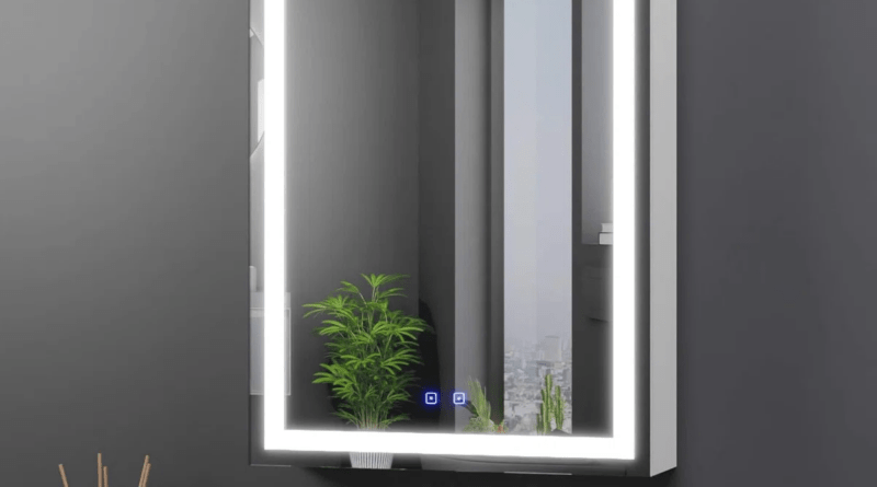 LED Medicine Cabinet with Mirror – Modern Bathroom Storage with Smart Illumination