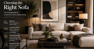 Designing a Sophisticated Living Room Around the Right Sofa