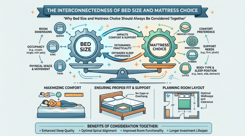 Why Bed Size and Mattress Choice Should Always Be Considered Together