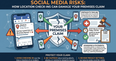Social Media Risks: How Location Check-ins Can Damage Your Premises Claim