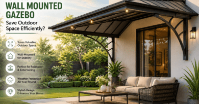How Does a Wall Mounted Gazebo Save Outdoor Space Efficiently?