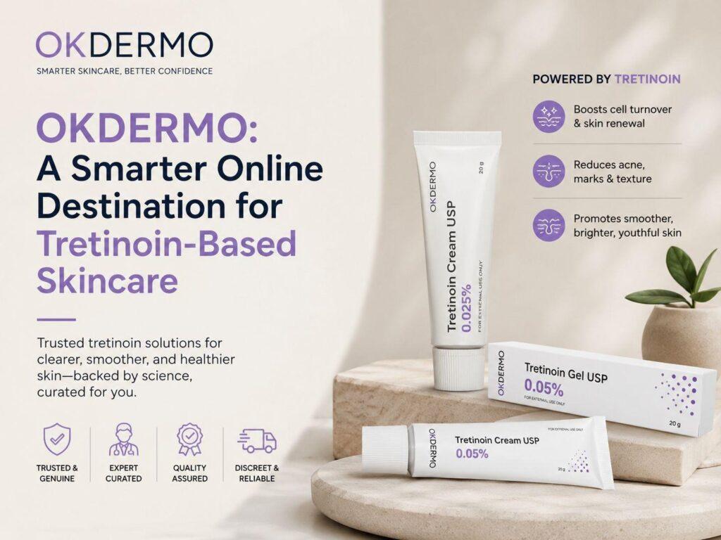 OKDERMO: A Smarter Online Destination for Tretinoin-Based Skincare 