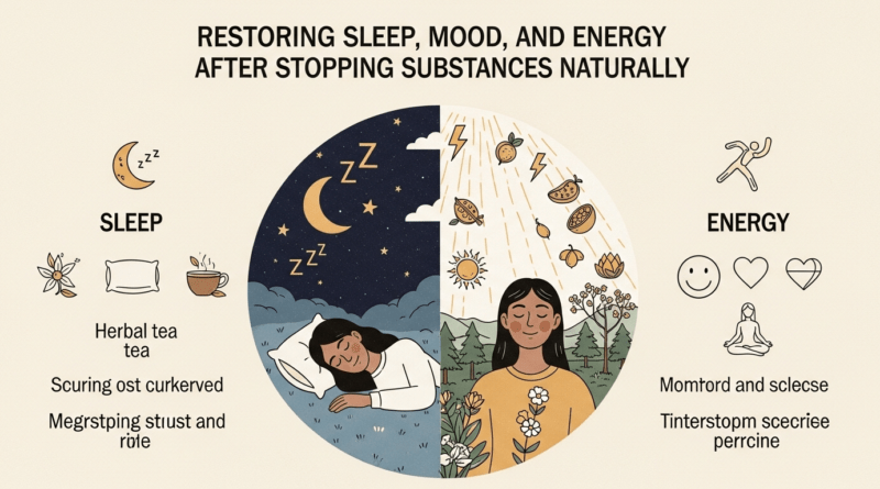 Restoring Sleep, Mood, and Energy After Stopping Substances Naturally