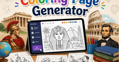 History coloring page
