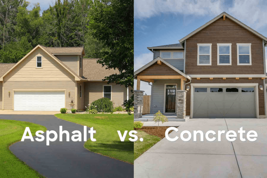Concrete vs Asphalt Driveways: Maintenance, Cost & Lifespan