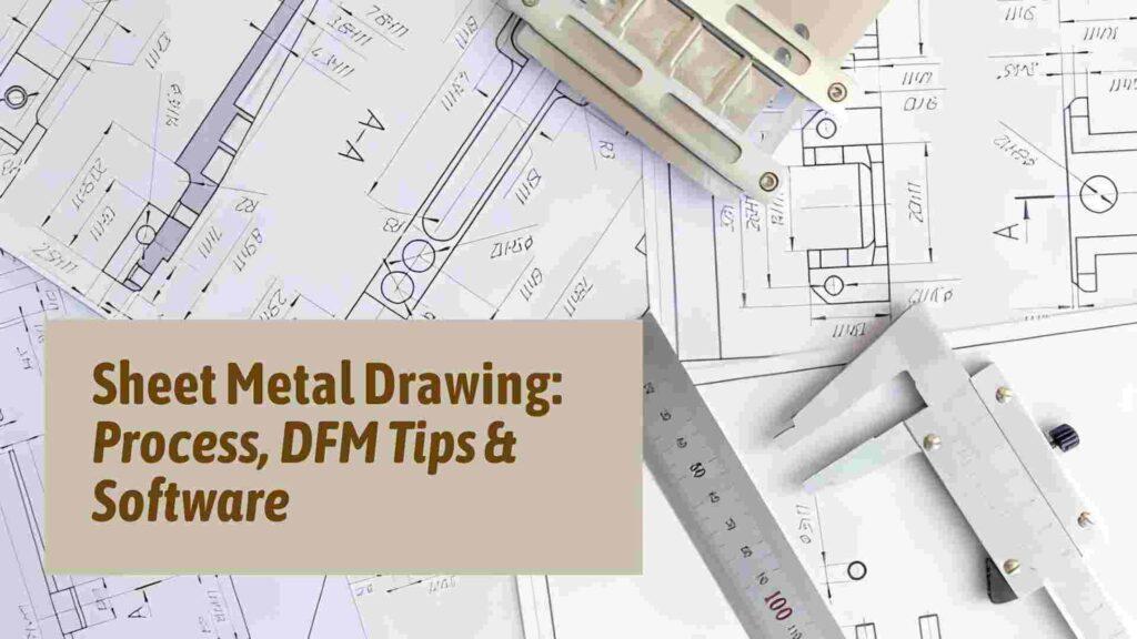 Sheet Metal Drawing: Process, DFM Tips & Software