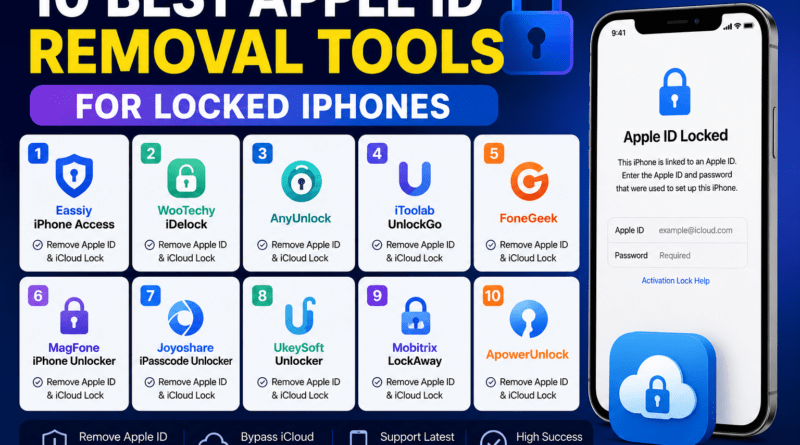 10 Best Apple ID Removal Tools for Locked iPhones