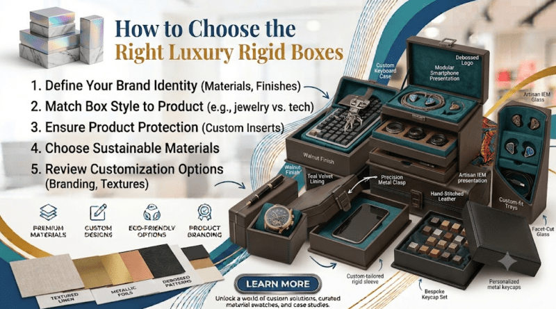 How to Choose the Right Luxury Rigid Boxes