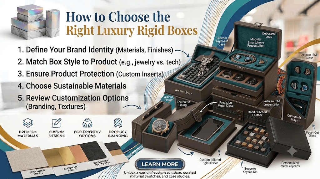 How to Choose the Right Luxury Rigid Boxes