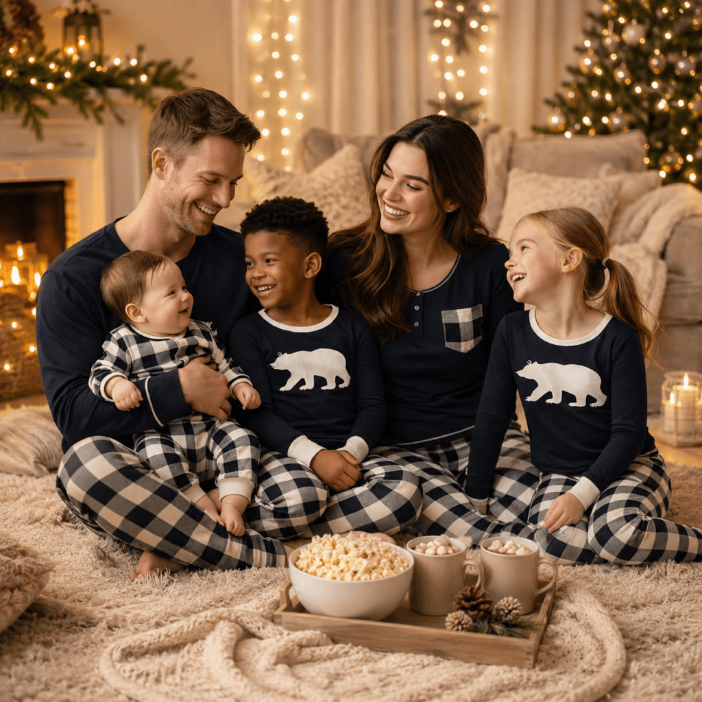 Family Matching Christmas Pajamas Have Become a Meaningful Part of Modern Holiday Traditions