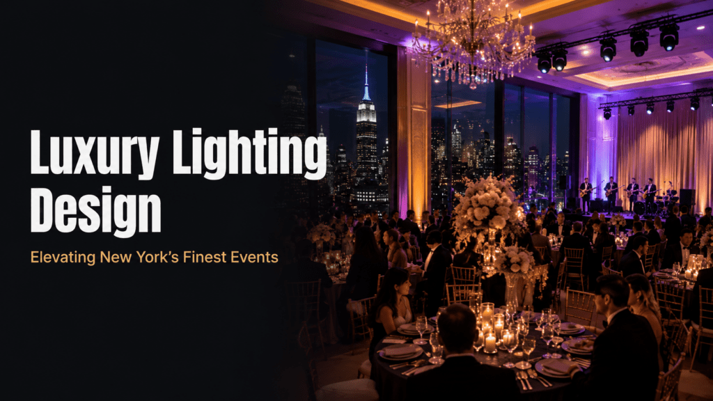 Lighting Design Tips for High-End New York Events