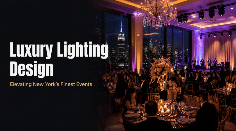 Lighting Design Tips for High-End New York Events