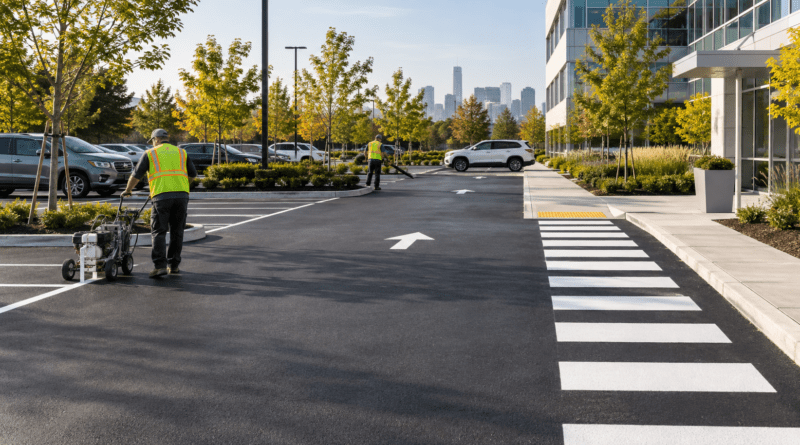 Safe and professional parking lot planning