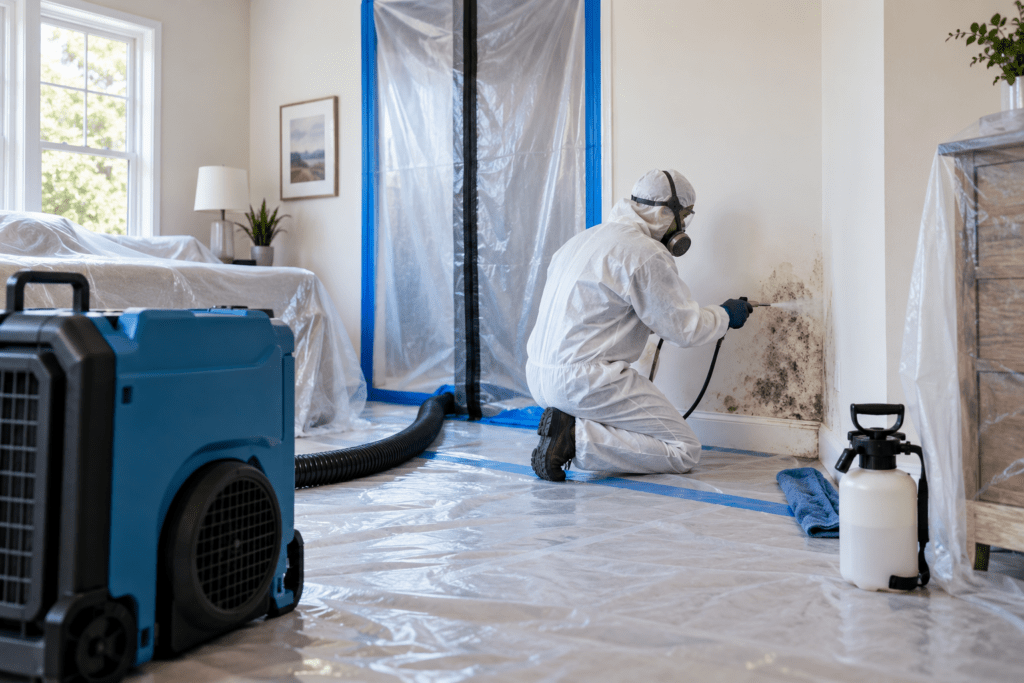 Professional mold remediation and safe property restoration