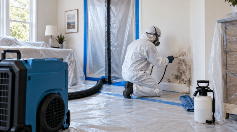 Professional mold remediation and safe property restoration