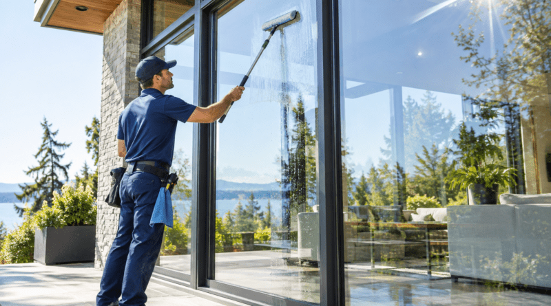 Professional window cleaning for brighter residential windows