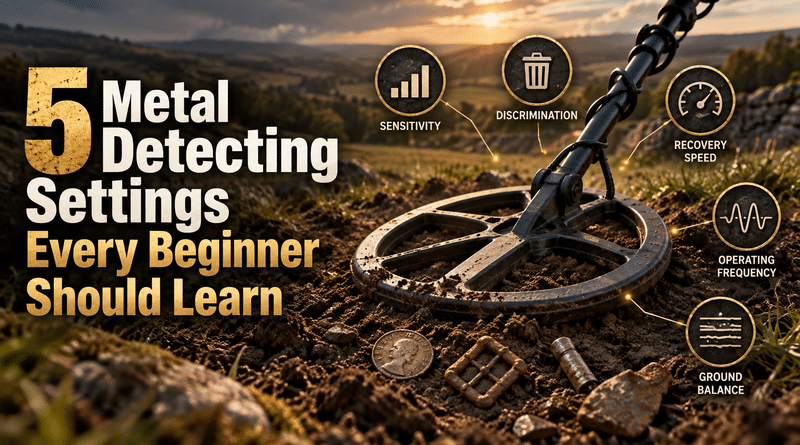 5 Metal Detecting Settings Every Beginner Should Learn