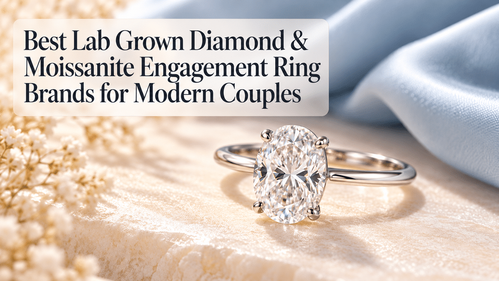 Best Lab Grown Diamond & Moissanite Engagement Ring Brands for Modern Couples